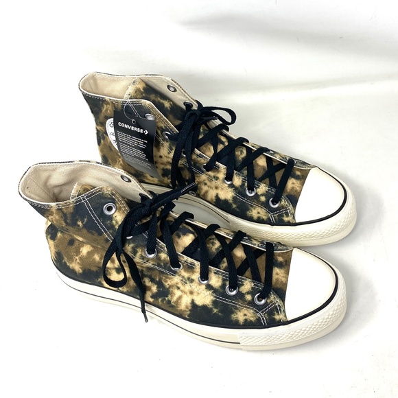 Converse Ctas Lift Platform Men High Sneakers Canvas Acid Washed Custom 171974C - Picture 3 of 11